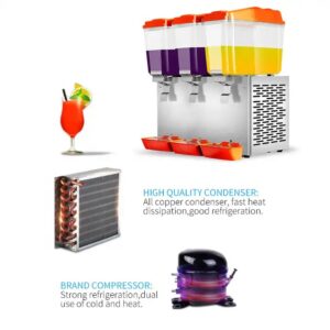High quality commercial electric used fruit juice dispenser machine/Three 16L - Image 4