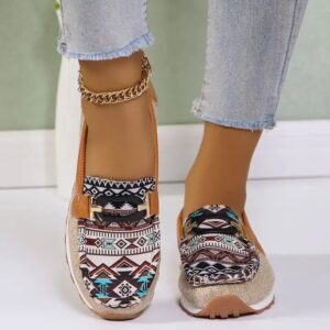 spring new canvas women flat casual shoes cloth shoes - Image 3