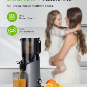 Hot Sale 2024 High Yield Cold Press Juice Extractor Reverse Function Easy to Clean High Quality Powerful Juicer Machine - Image 3