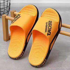 024 new trend men's outer wear home sandals bathroom non-slip thick bottom wear-resistant men's slippers - Image 4