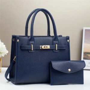 luxury leather fashion quilted leather shoulder bags set luxury women's large capacity purses and handbags 2024 - Image 4