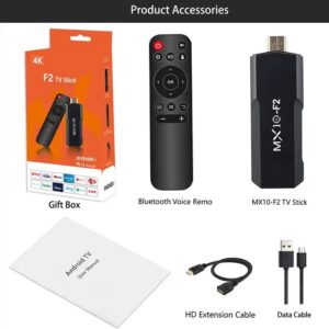 Tv sticks 1gb 8gb 1 unit android 2024 mx10 F2 tv box android 4k eu android tv stick - Image 5