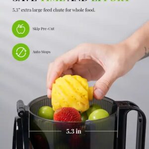 Hot Sale 2024 High Yield Cold Press Juice Extractor Reverse Function Easy to Clean High Quality Powerful Juicer Machine - Image 4