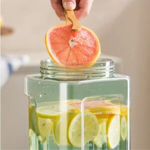 Lemonade Summer 3.5L Beverage Dispenser Cool Water Pitcher ice Kettle Fruit Tea Pot Cold Water Bucket Water Jug - Image 7