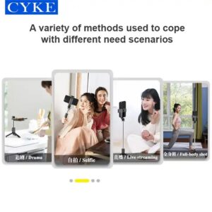 Compact Wireless Flexible Selfie Stick Rotating Tripod Wireless Remote Control Selfie Stick Led Light For Phone Q11s - Image 4