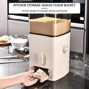 6L Large Capacity Kitchen Container Bucket Moisture-Proof Insect-Proof Rice Box Airtight Rice Bin Flour Storage Container - Image 3