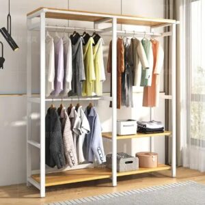 Simple wardrobe strong and durable household thickened zipper fully closed cloth wardrobe - Image 4
