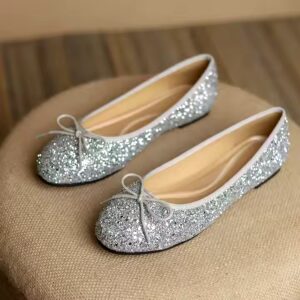Spring Summer Autumn Popular Bow Casual Ballet Flat Women Fashion PU Outdoor Ballerina Shoes 2024 - Image 7