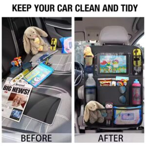 High Quality Car Backseat Organizer Car Organizers With Touch Screen Tablet - Image 5