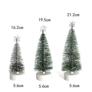 Mini small modern Christmas with led lights artificial trees for indoor desktop home decorative - Image 7