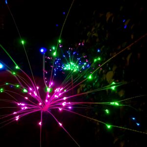 Firework Lamp Christmas Fairy Lights Copper Wire Lamp Dandelion String Lights for Garden - Image 3