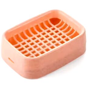 Double Layer Square Soap Dish with Cover Plastic Drain Soap Box Household Bathroom Travel Simple Portable Storage - Image 6