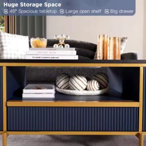 Combohome Modern Coffee Table For Living Room Furniture Nordic Metal Table Basse Modern Marble Luxury Coffee Table - Image 7