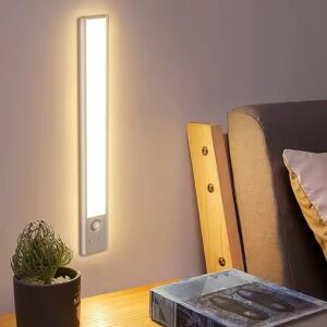 Silver & Black LED Motion Sensor under Cabinet Light for Kitchen 3000k 4000k 6000k Brightness Dimmable 3 Colors Switch Control - Image 3