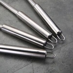 9 Piece Stainless Steel Cooking Kitchen accessories Stainless Steel Ladle Skimmer Kitchen Utensils Set with shelf - Image 7