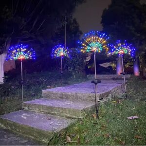 Firework Lamp Christmas Fairy Lights Copper Wire Lamp Dandelion String Lights for Garden - Image 5