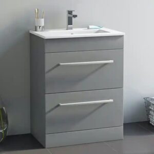 High end design rectangular bathroom hand wash basin square shape bathroom basin luxury bathroom sink with vanity - Image 6
