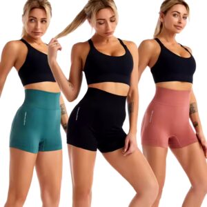 Fitness shorts Slim slim high waist hip Yoga shorts Tights Running pants - Image 3