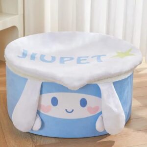 Cat bed warm four seasons universal winter cage villa house type closed cat bed winter dog bed cat supplies - Image 7