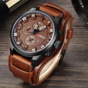 Casual Top Brand Luxury Mens Watches Date Sport Clock Leather Strap Quartz Business Men Watch For Men - Image 4