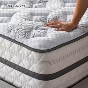 Bonnel/Pocket Spring Hybrid Memory Foam Mattress Natural Latex Orthopedic Foam Compressed Mattress - Image 1