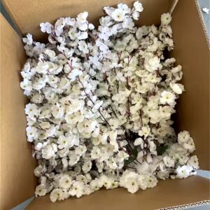 White Cherry Blossom Flower Arch for Wedding Event Entrance backdrop Decor - Image 4