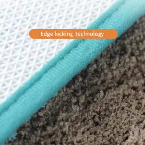 Polyester Quick Dry Non-slip Bath Mat 2023 Super Water Absorb Microfiber 1 Piece Custom Packing Novelty Bathroom Floor Print - Image 3