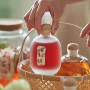 Gin Rum Storage Bottle Juice Whiskey Frosted Clear Glass 250ML 500ML Beer Bottle Beverage Cork 750ml Beer Bottles with Screw Cap - Image 3