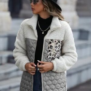 Women Long Sleeve Loose Casual Jacket Thick Warm Fur Coats Fur Jackets - Image 5