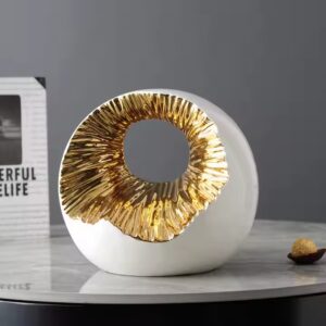 China cheap price custom creative shape gold coated home decor ornaments home decoration personal craft accessory - Image 3