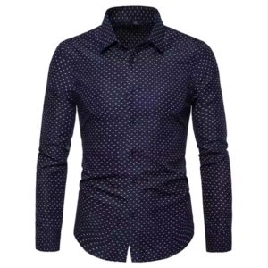 Men's long sleeve thin shirt Business shirt men's base shirt - Image 4