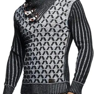 Autumn Winter Hot Selling 2024 Men Clothing Plus Size Turtleneck Long Sleeve Knitted Pullovers Soft Warm Basic Sweater - Image 7