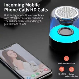 RGB Wireless Subwoofer BT Speaker USB Computer DJ Outdoor Parties Hot Sale Transparent speaker - Image 3