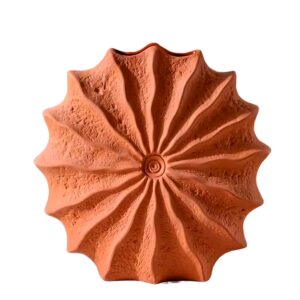Ceramic Vase Light Luxury Terracotta Ornaments Simple Hydroponic Dry Flower Home Hotel Decoration Red Pottery - Image 7