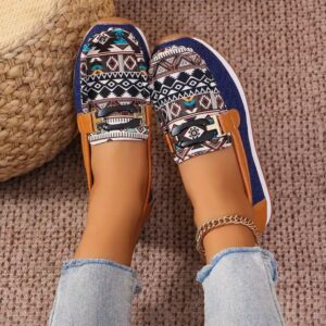 spring new canvas women flat casual shoes cloth shoes - Image 4