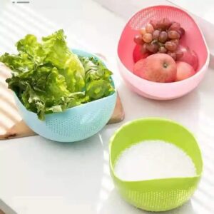 Rice Washing Strainer Filter Basket Colander Sieve Fruit Vegetable Bowl Drainer Cleaning Tools Kitchen Kit Gadgets Accessories - Image 6