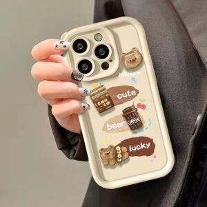 New Popular Bear Design Cute Lucky Cartoon Coffee Cup Style TPU Mobile Phone Case For Iphone 7 8 X XR XS 11 12 13 14 15 Pro Max - Image 6
