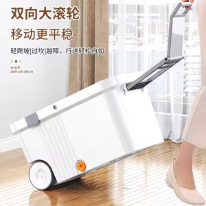 Wholesale of luxury mop buckets with wheels for simple floor cleaning by manufacturers labor-saving rotating mop kits - Image 4