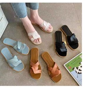 High quality fashionable anti-slip summer casual slide sandals slippers for women - Image 6