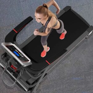 Portable Home Gym Electric Treadmill Foldable Steel Motorized LCD Screen LED Display Heart Rate Function for Running & Fitness - Image 3
