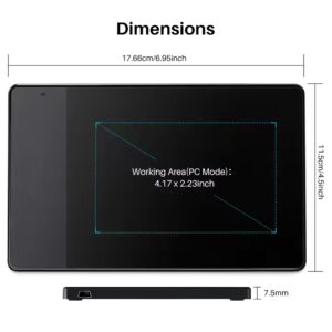 Huion small size electronic graphic drawing tablet with digital pen for PC drawing tablet 420 - Image 4