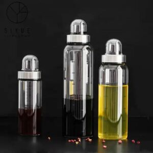 Empty Glass Kitchen Cooking Oil And Vinegar Spice Dispenser Bottle For Sale 1773 - Image 7