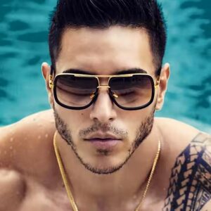 2024 New High Quality Designer Design Custom Double Beam Unisex Polarized Sunglasses - Image 1