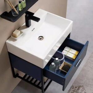 vanities High Bathroom bathroom vabity sink Ceramic Counter Top Rectangular Wash Basin ceramic basin manufacturers - Image 1