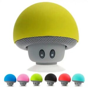New Electronics Cheap Waterproof Bass Mini Party Speaker Suction Cup Wireless Soundbar Mushroom Portable Speakers - Image 3