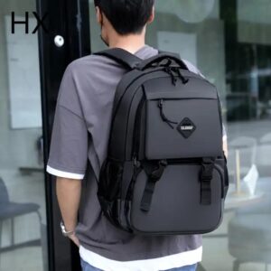 New style men's backpack Oxford cloth multi-pocket large capacity 15.6-inch computer bag student school bag business travel bag - Image 6