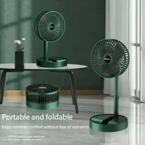 Mini USB Fan Portable Desktop Office Household Foldable Telescopic Fan - Image 5
