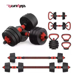 Free Weights 10 15 20 30 40 50 KG Environmental Protection Cement adjustable Dumbbells And Barbel Sets - Image 5