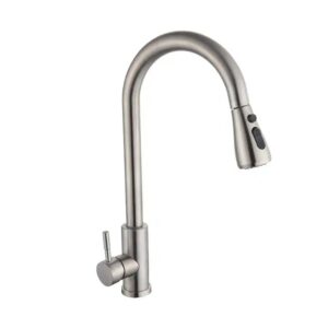 kitchen faucet stainless steel 304 water tap modern kichen kitchen taps brass pull out sprayer kitchen mixer sink faucets - Image 7