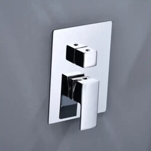 Wall Mount Rainfall Shower Faucet Set Chrome Bathroom Waterfall System bathroom shower faucet Concealed shower set - Image 3